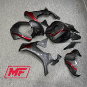 Monster Fairings Full Kit Yamaha R1 15-19 Red Carbon Fiber Style + Windshield + Gas Tank Cover