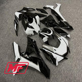 Monster Fairings Full Kit Yamaha R1 20-23 Gloss Black and White + Windshield + Gas Tank Cover