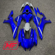 Monster Fairings Full Kit Yamaha R1 20-23 Gloss Blue and Grey + Windshield + Gas Tank Cover
