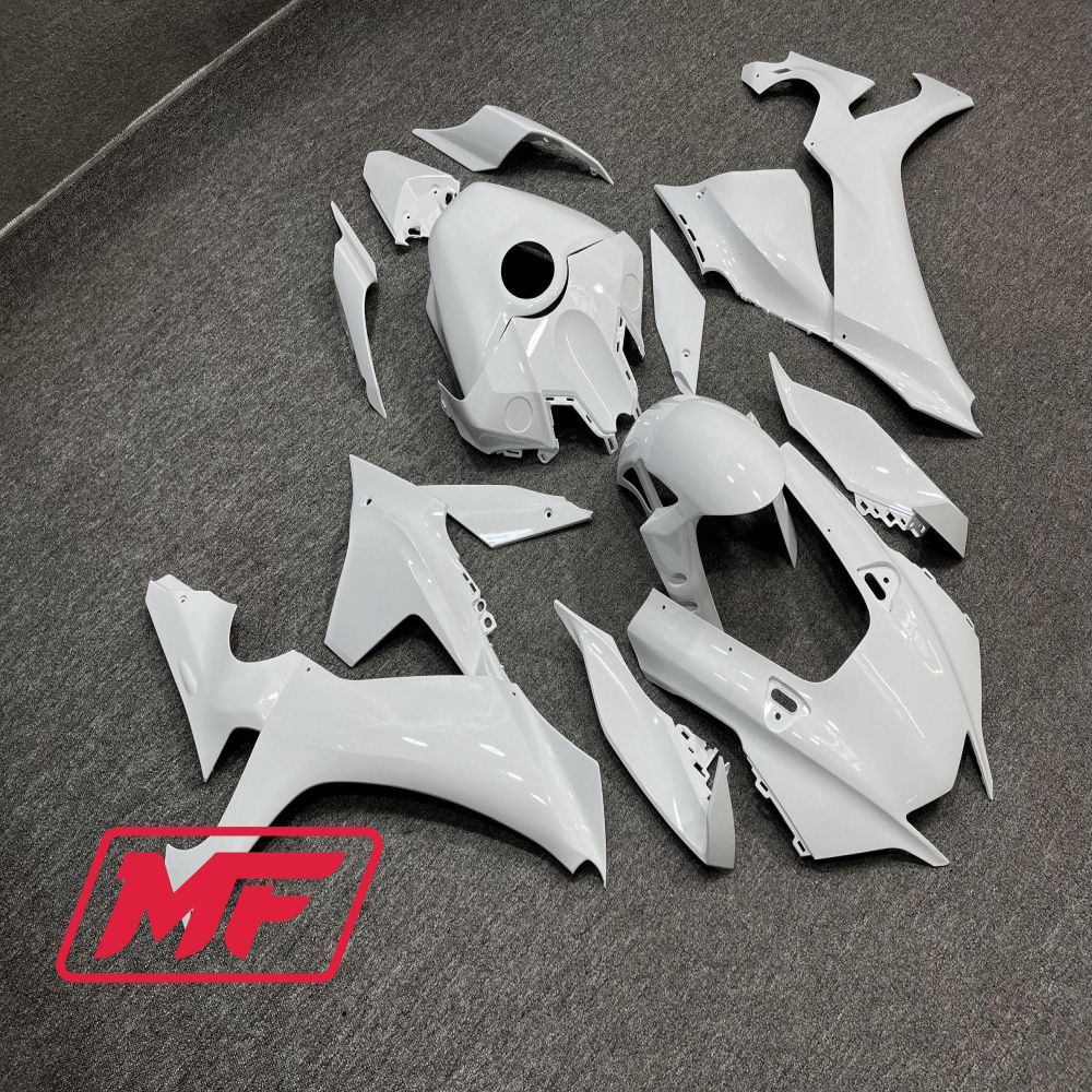 Monster Fairings Full Kit Yamaha R1 20-23 Gloss White + Windshield + Gas Tank Cover