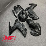 Monster Fairings Full Kit Yamaha R3 14-18 Forged Carbon Fiber Style + Windshield + Gas Tank Cover