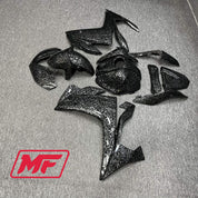 Monster Fairings Full Kit Yamaha R3 14-18 Forged Carbon Fiber Style + Windshield + Gas Tank Cover