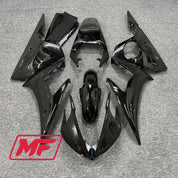 Monster Fairings Full Kit Yamaha R6 03-04 Gloss Black + Windshield + Gas Tank Cover