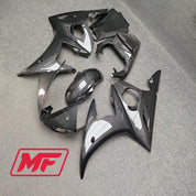 Monster Fairings Full Kit Yamaha YZF R6 03-04 Carbon Fiber Style + Windshield + Gas Tank Cover