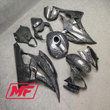 Monster Fairings Full Kit Yamaha YZF R6 06-07 Forged Carbon Fiber Style + Windshield + Gas Tank Cover