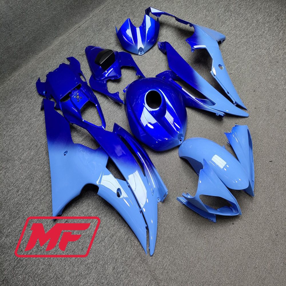 Monster Fairings Full Kit Yamaha YZF R6 08-16 Gloss Blue Gradient + Windshield + Gas Tank Cover