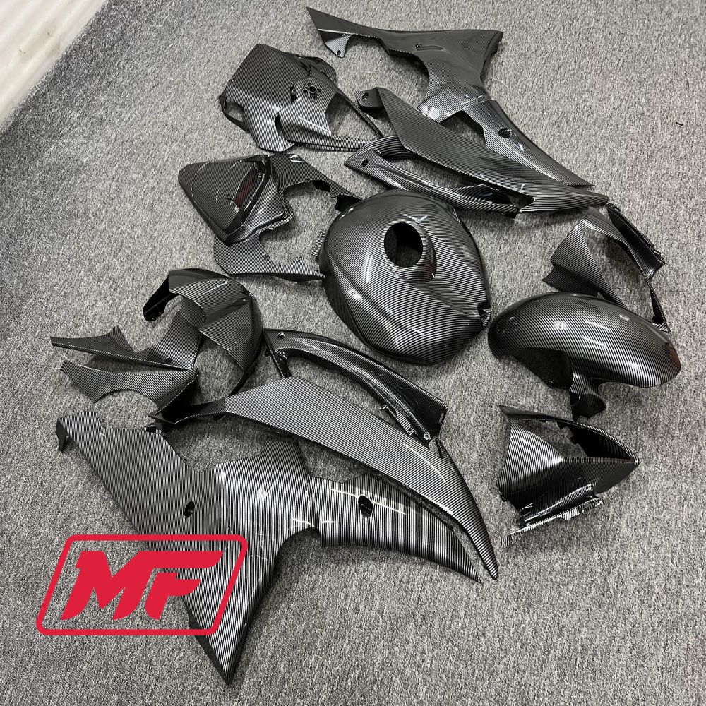 Monster Fairings Full Kit Yamaha R6 08-16 Carbon Fiber Style + Windshield + Gas Tank Cover