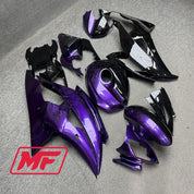 Monster Fairings Full Kit Yamaha YZF R6 08-16 Gloss Purple Black Split + Windshield + Gas Tank Cover