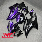 Monster Fairings Full Kit Yamaha YZF R6 08-16 Gloss Purple Black Split + Windshield + Gas Tank Cover