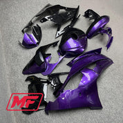 Monster Fairings Full Kit Yamaha YZF R6 08-16 Gloss Purple Black Split + Windshield + Gas Tank Cover