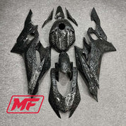 Monster Fairings Full Kit Yamaha R6 17-22 Forged Carbon Fiber Style + Windshield + Gas Tank Cover