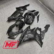 Monster Fairings Full Kit Yamaha R6 17-22 Forged Carbon Fiber Style + Windshield + Gas Tank Cover