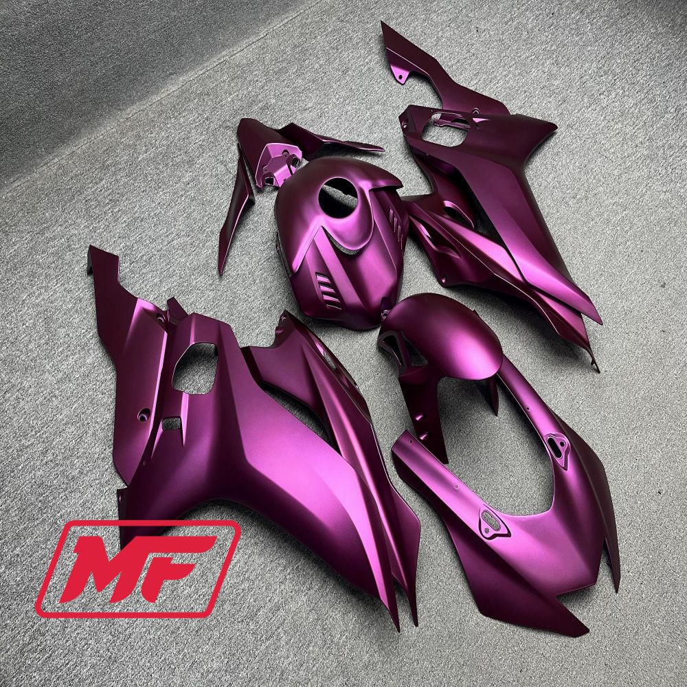 Monster Fairings Full Kit Yamaha YZF R6 17-22 Matte Purple + Windshield + Gas Tank Cover