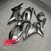 Monster Fairings Full Kit Yamaha R6 17-22 Matte Silver + Windshield + Gas Tank Cover