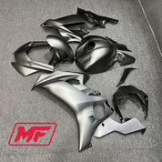 Monster Fairings Full Kit Yamaha R6 17-22 Matte Silver + Windshield + Gas Tank Cover