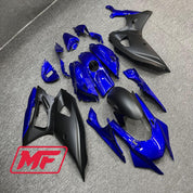 Monster Fairings Full Kit Yamaha R7 21-23 Matte Blue and Black + Windshield + Gas Tank Cover