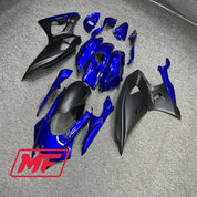 Monster Fairings Full Kit Yamaha R7 21-23 Matte Blue and Black + Windshield + Gas Tank Cover