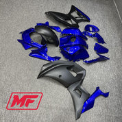 Monster Fairings Full Kit Yamaha R7 21-23 Matte Blue and Black + Windshield + Gas Tank Cover