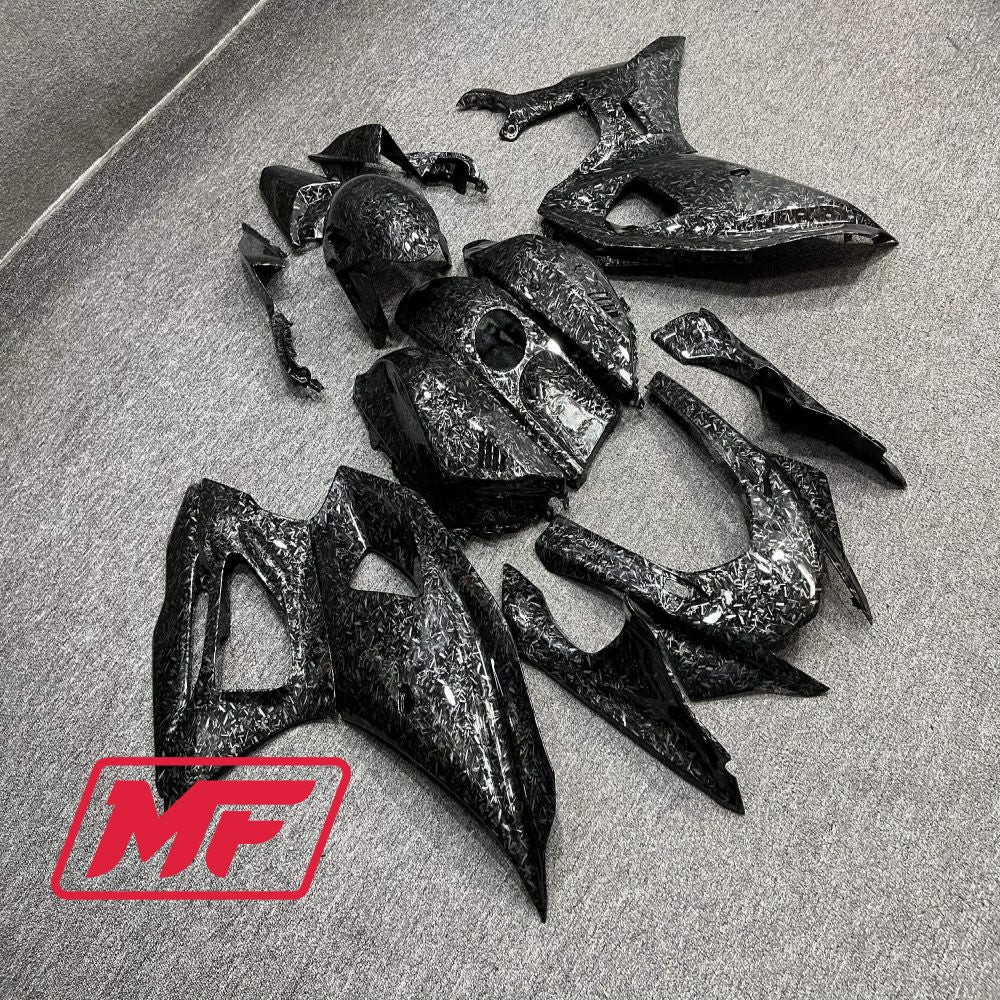 Monster Fairings Full Kit Yamaha R7 21-23 Forged Carbon Fiber Style + Windshield + Gas Tank Cover