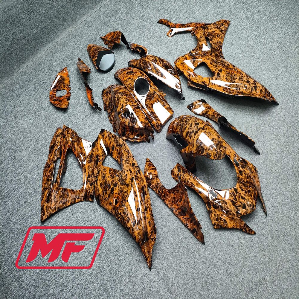 Monster Fairings Full Kit YAMAHA R7 21-24 Orange Special + Windshield ...