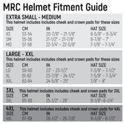 MRC Stage One Top Air Pumper Prerunner - UTV Play Helmet Wired OFFROAD and STX STEREO