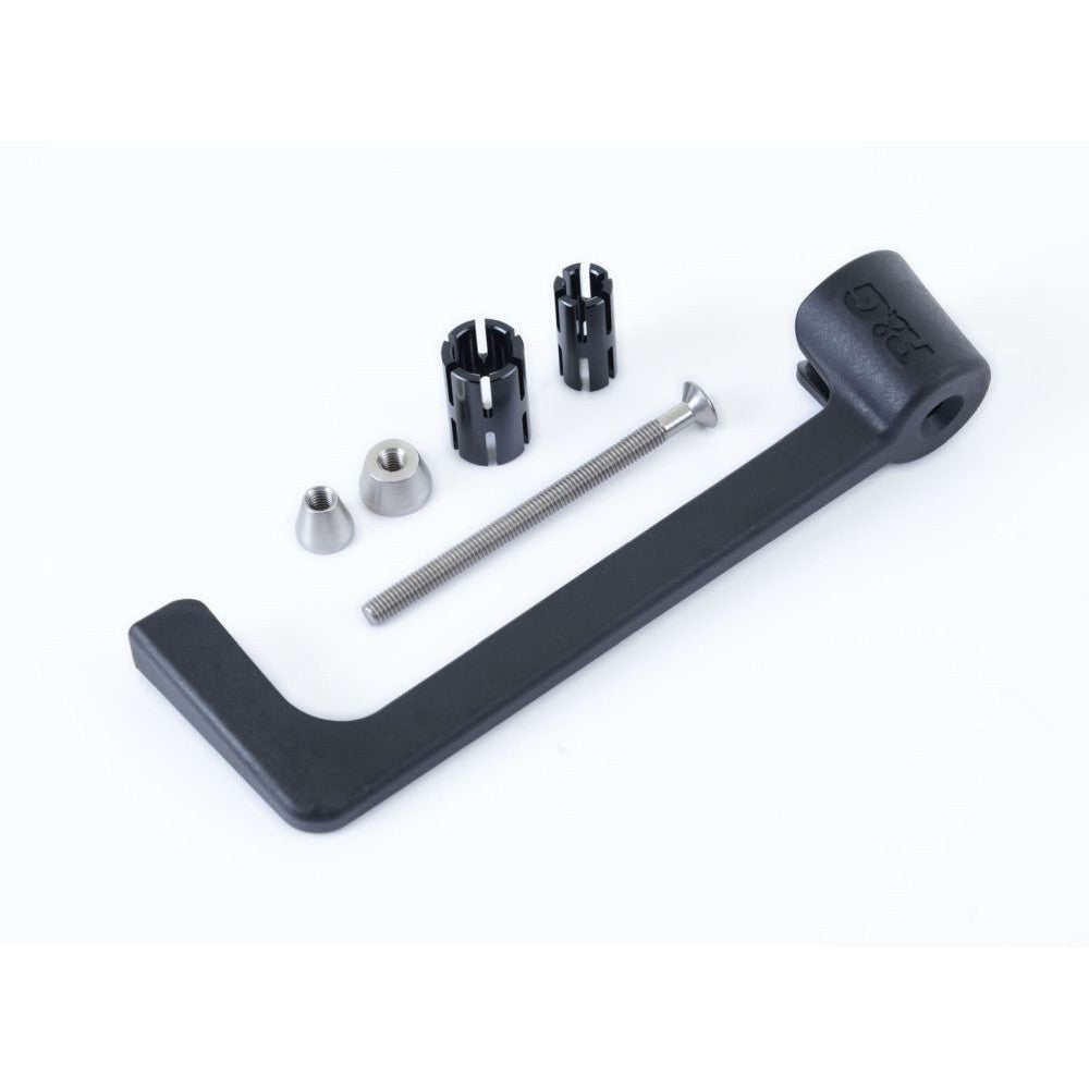 R&G Racing Red Moulded Lever Guard For 2022 Ducati DesertX