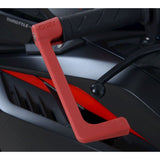 R&G Racing Red Moulded Lever Guard For 2024 Royal Enfield Himalayan