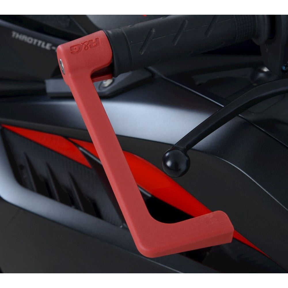 R&G Racing Red Moulded Lever Guard For 2019-2024 Aprilia RSV4 1100 Factory