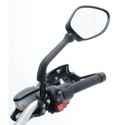 R&G Racing Black Mirror Risers M10 x 1.25 Threaded Mirrors For 2022-2024 CFMoto 800MT Explore