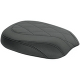 Mustang Wide Tripper Rear Seat Black Diamond 12-17 Harley Davidson Softail Slim
