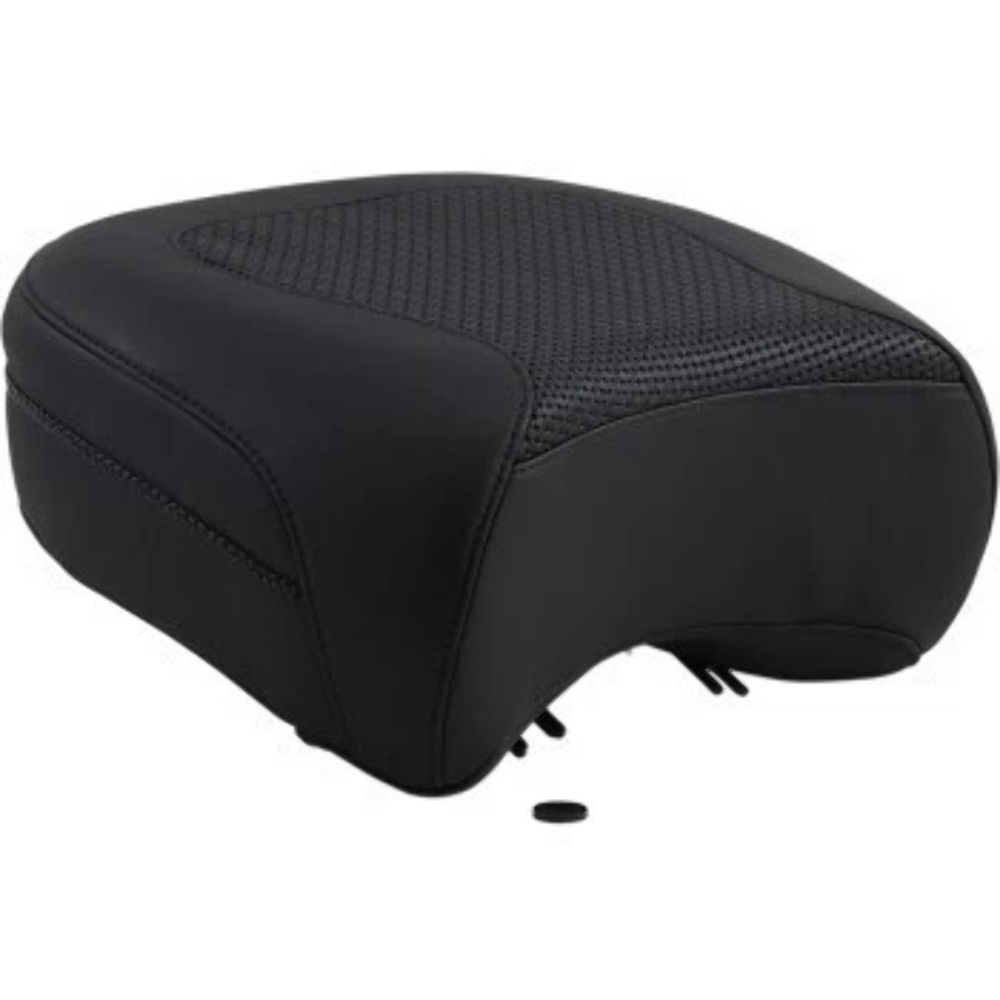 Mustang Textured Police Air-Ride Rear Seat 1997-Up Harley FLHR FLHX Models 79436