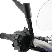 R&G Racing Black Mirror Widener Arms For 2011-2013 Aprilia Dorsoduro 1200 SMV1200