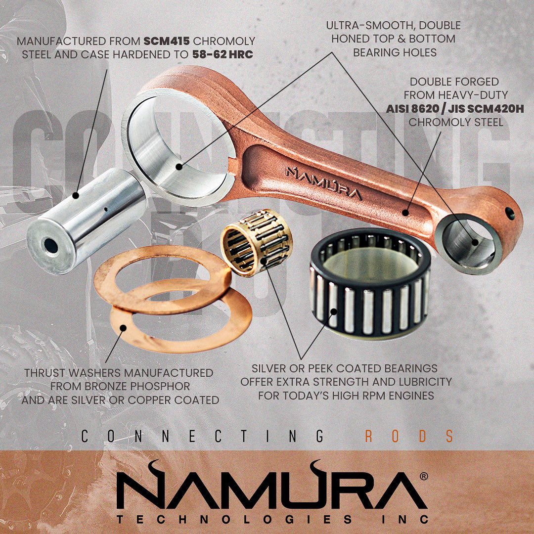 Namura Chromoly Steel Connecting Rod For Suzuki RMZ450 2005-2007
