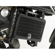 R&G Racing Black Oil Cooler Guard For 2011-2014 Aprilia Dorsoduro 1200 SMV1200