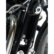 R&G Racing Black Oil Cooler Guard For 2006-2012 Triumph Bonneville OCG0013BK