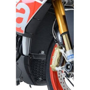 R&G Racing Black Oil Cooler Guard For 2019-2024 Aprilia RSV4 1100 Factory