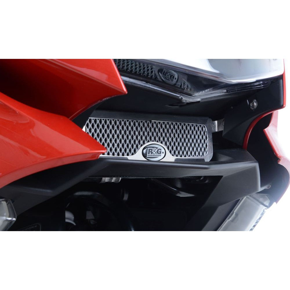 R&G Racing Black Oil Cooler Guard For 2017-2018 BMW K1600B