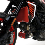 Protector de enfriador de aceite rojo R&G Racing para Ducati Hypermotard 950 RVE 2021-2024