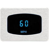 Velocímetro Dakota Digital Odyssey Satin Mini con pantalla verde azulado (km/h)
