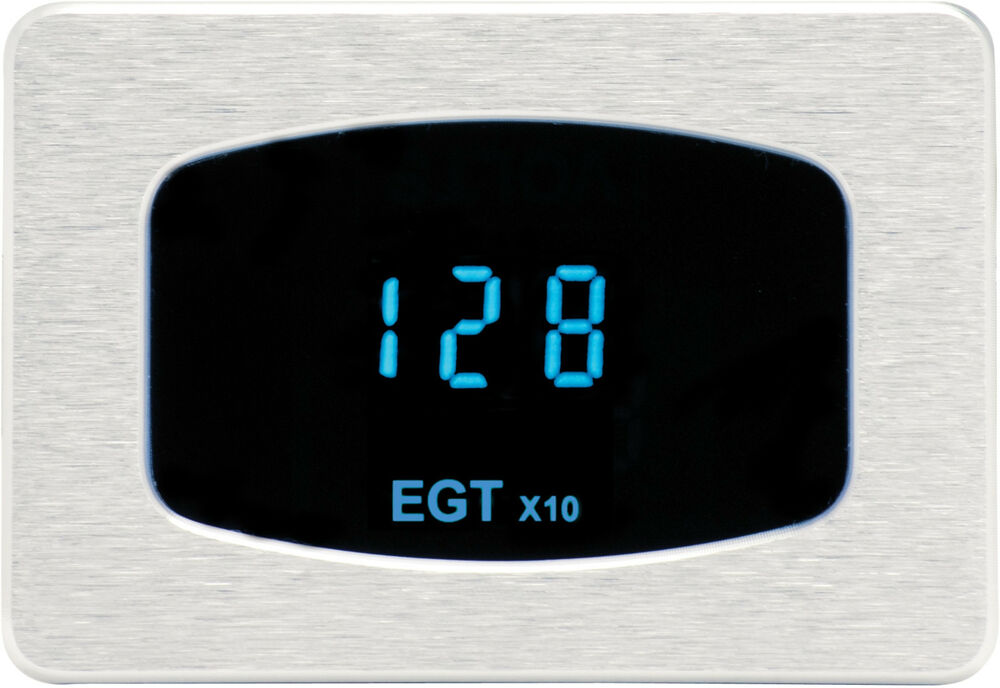 Dakota Digital Odyssey Chrome 0-1600F Exhaust Gas Temperature Gauge With Blue Display