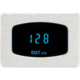 Medidor de temperatura de gases de escape Dakota Digital Odyssey Satin de 0 a 1600 °F con pantalla azul