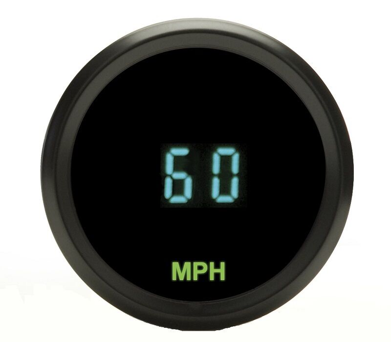 Dakota Digital Odyssey Chrome 3 3/8" Tachometer With Teal Display ODYR-01-6-C