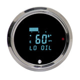 Dakota Digital Odyssey Chrome Mini 2-1/16" Tachometer With Teal Display