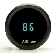 Dakota Digital Odyssey Chrome 2-1/16" Amp Temperature Gauge With Teal Display