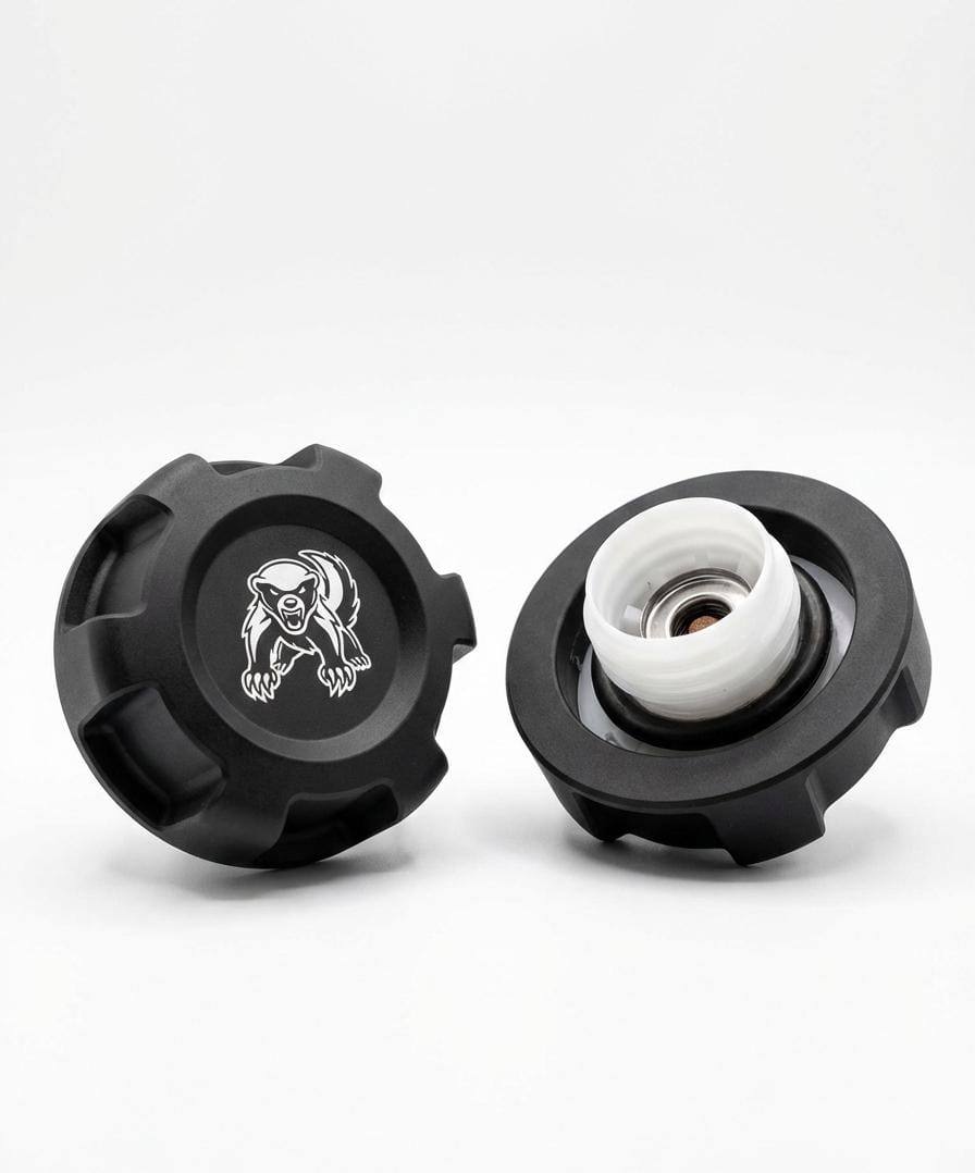 Unbehaved Gas Cap Black Aluminum With Ratcheting Function For Segway / CF-Moto 2014-2026