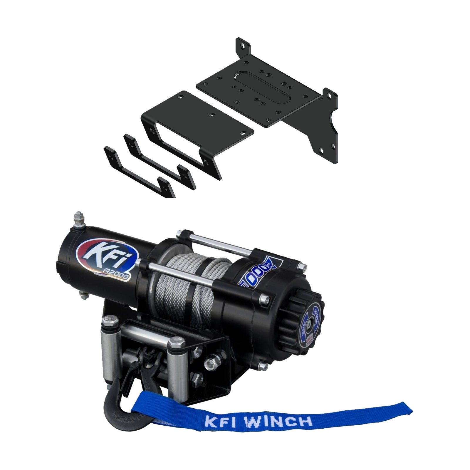 KFI Winch & Mount Kits for 2024-2027 Polaris Ranger XD 1500 / Crew