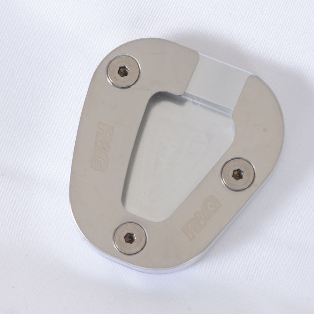 Pata de cabra plateada R&G Racing para Aprilia Dorsoduro 1200 SMV1200 (2011-2014)
