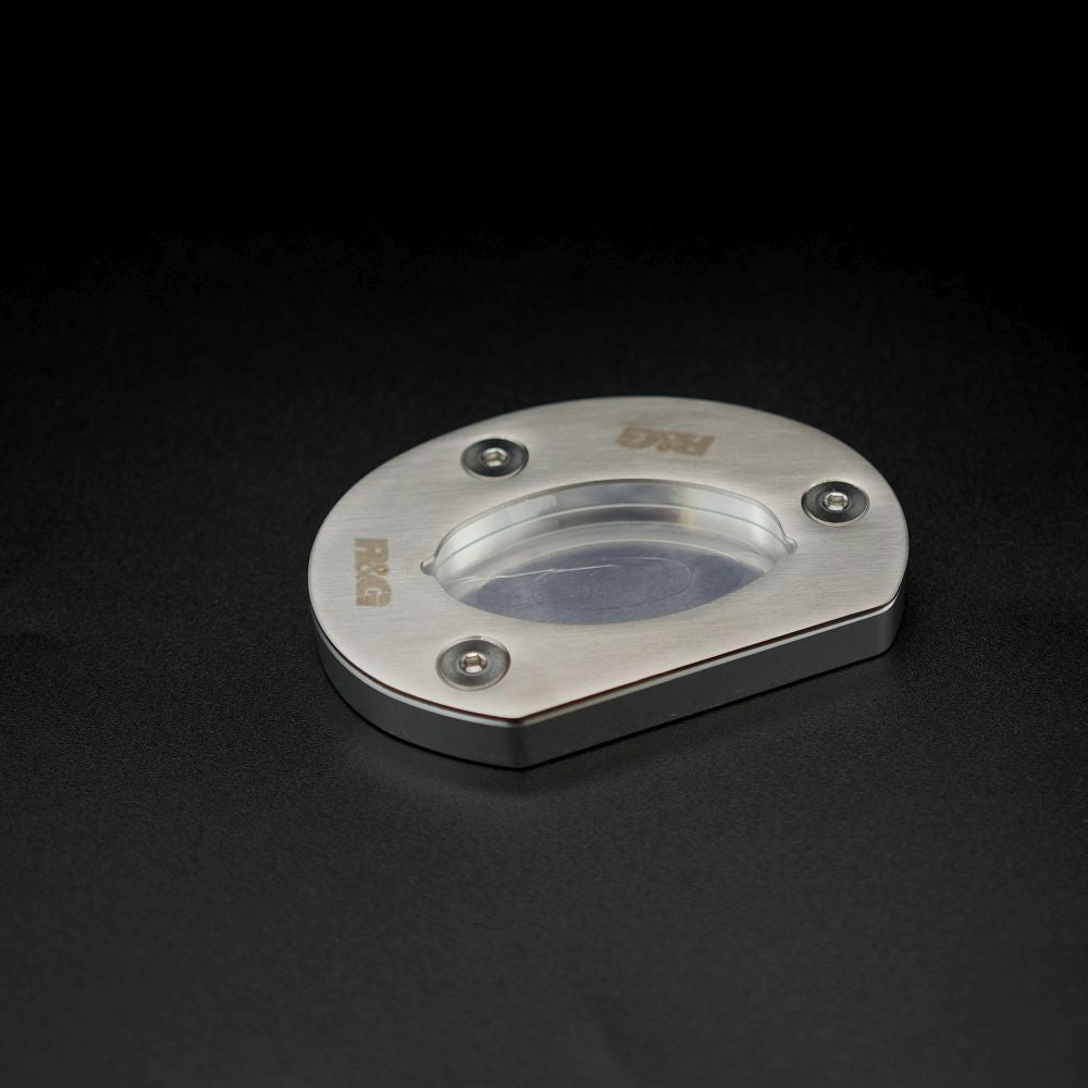 R&G Racing Silver Kickstand Shoe For 2011-2012 Triumph Speed Triple