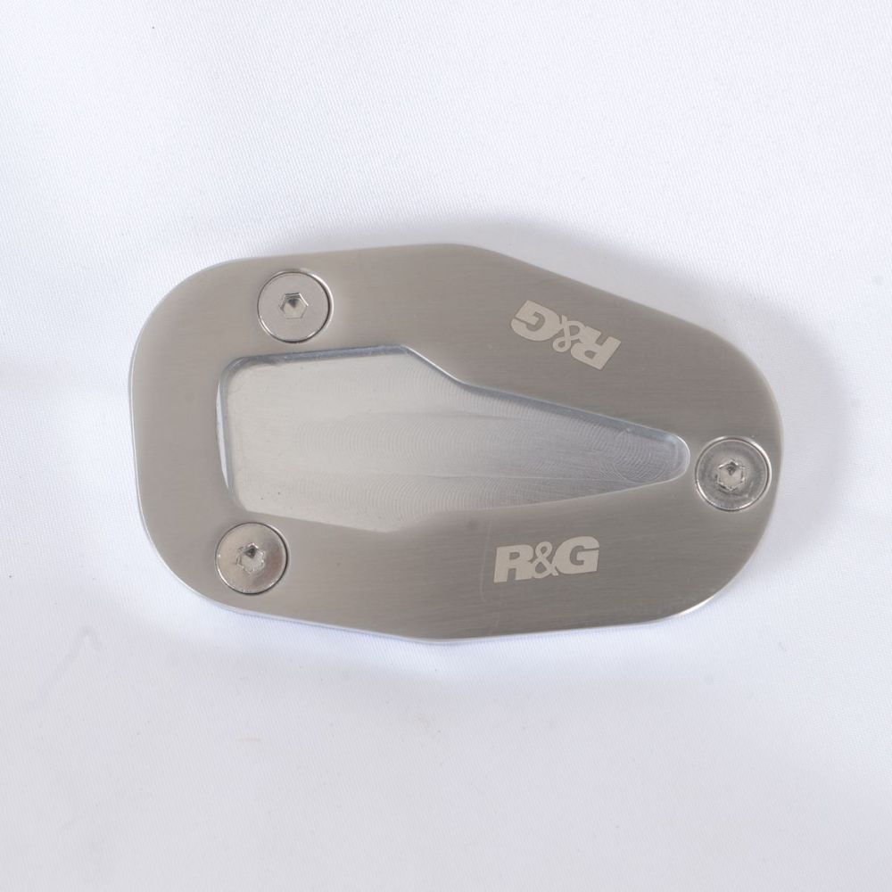 R&G Racing Silver Kickstand Shoe For 2010-2018 Honda VFR1200F ABS PKS0067SI