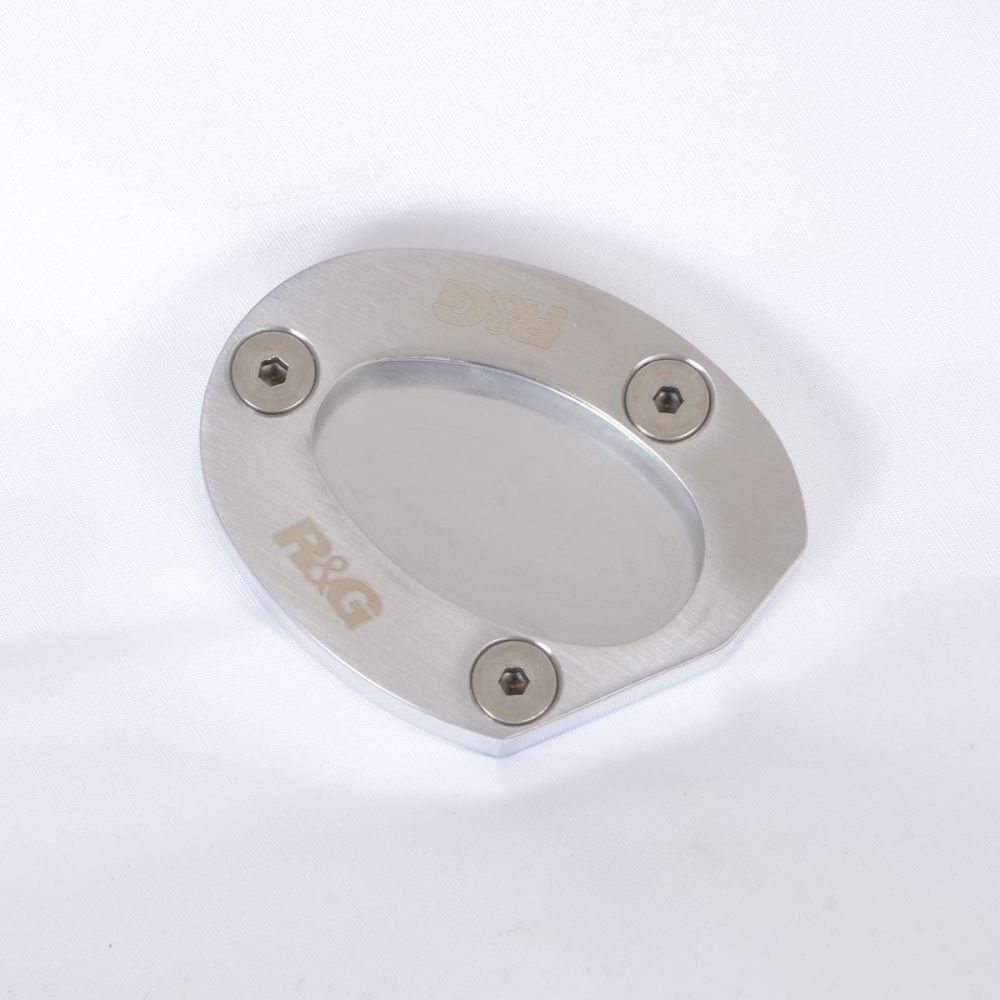 R&G Racing Silver Kickstand Shoe For 2017-2024 Kawasaki Ninja 650 EX650